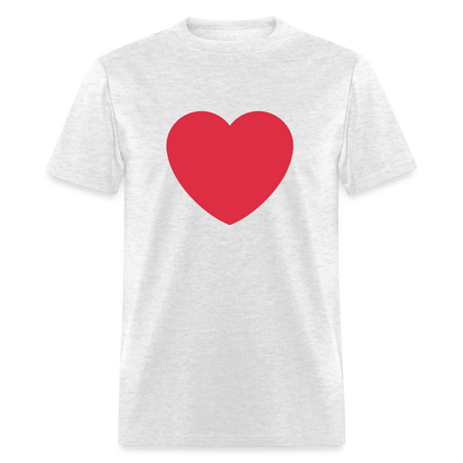 ❤️ Red Heart (Twemoji) Unisex Classic T-Shirt - light heather gray