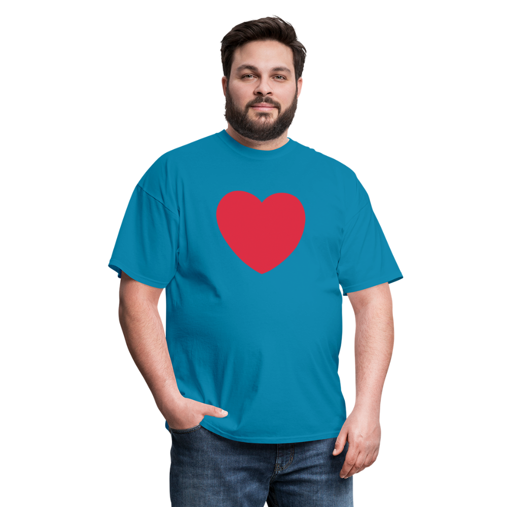 ❤️ Red Heart (Twemoji) Unisex Classic T-Shirt - turquoise