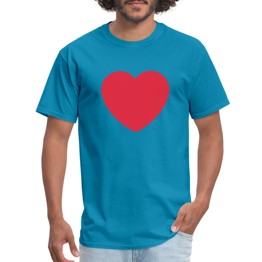 ❤️ Red Heart (Twemoji) Unisex Classic T-Shirt - turquoise