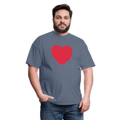 ❤️ Red Heart (Twemoji) Unisex Classic T-Shirt - denim