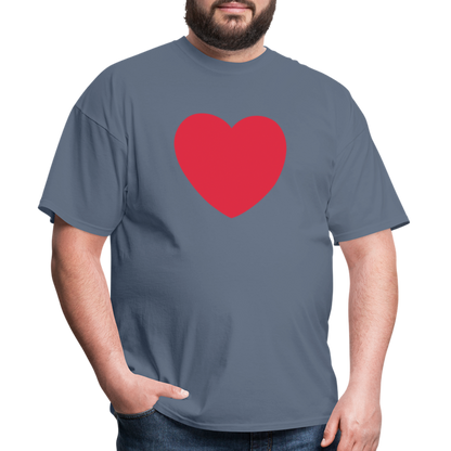 ❤️ Red Heart (Twemoji) Unisex Classic T-Shirt - denim