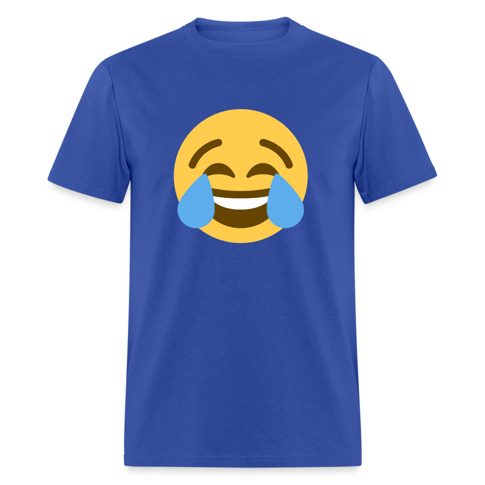 😂 Face with Tears of Joy (Twemoji) Unisex Classic T-Shirt - royal blue