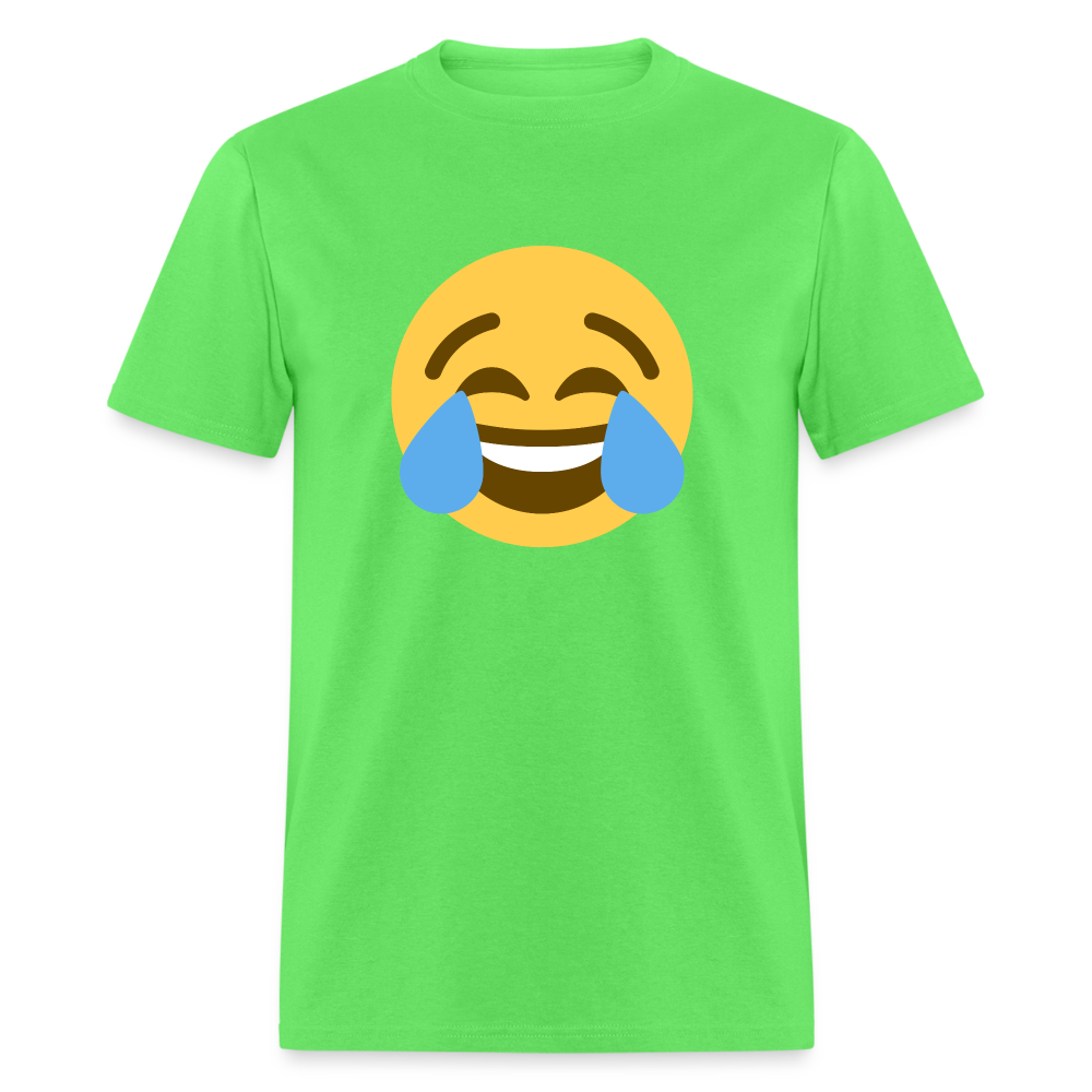 😂 Face with Tears of Joy (Twemoji) Unisex Classic T-Shirt - kiwi