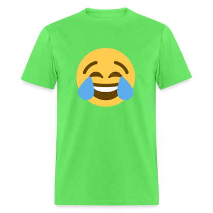 😂 Face with Tears of Joy (Twemoji) Unisex Classic T-Shirt - kiwi