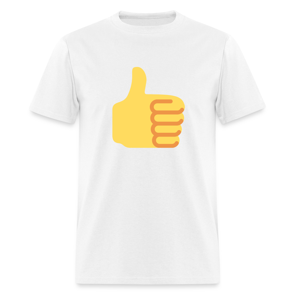 👍 Thumbs Up (Twemoji) Unisex Classic T-Shirt - white