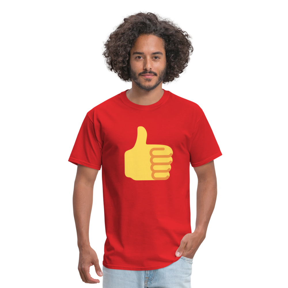 👍 Thumbs Up (Twemoji) Unisex Classic T-Shirt - red