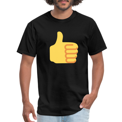 👍 Thumbs Up (Twemoji) Unisex Classic T-Shirt - black