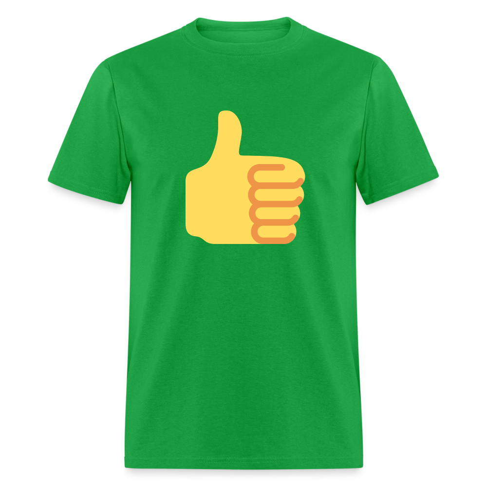👍 Thumbs Up (Twemoji) Unisex Classic T-Shirt - bright green