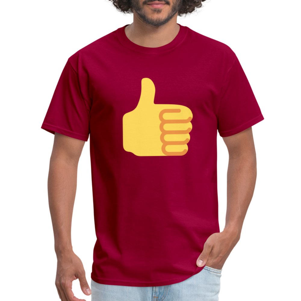 👍 Thumbs Up (Twemoji) Unisex Classic T-Shirt - dark red