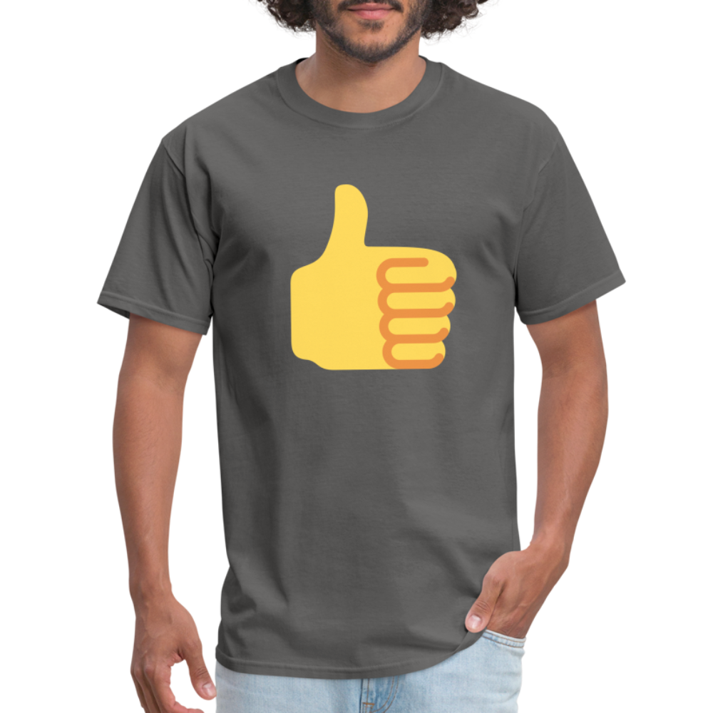 👍 Thumbs Up (Twemoji) Unisex Classic T-Shirt - charcoal