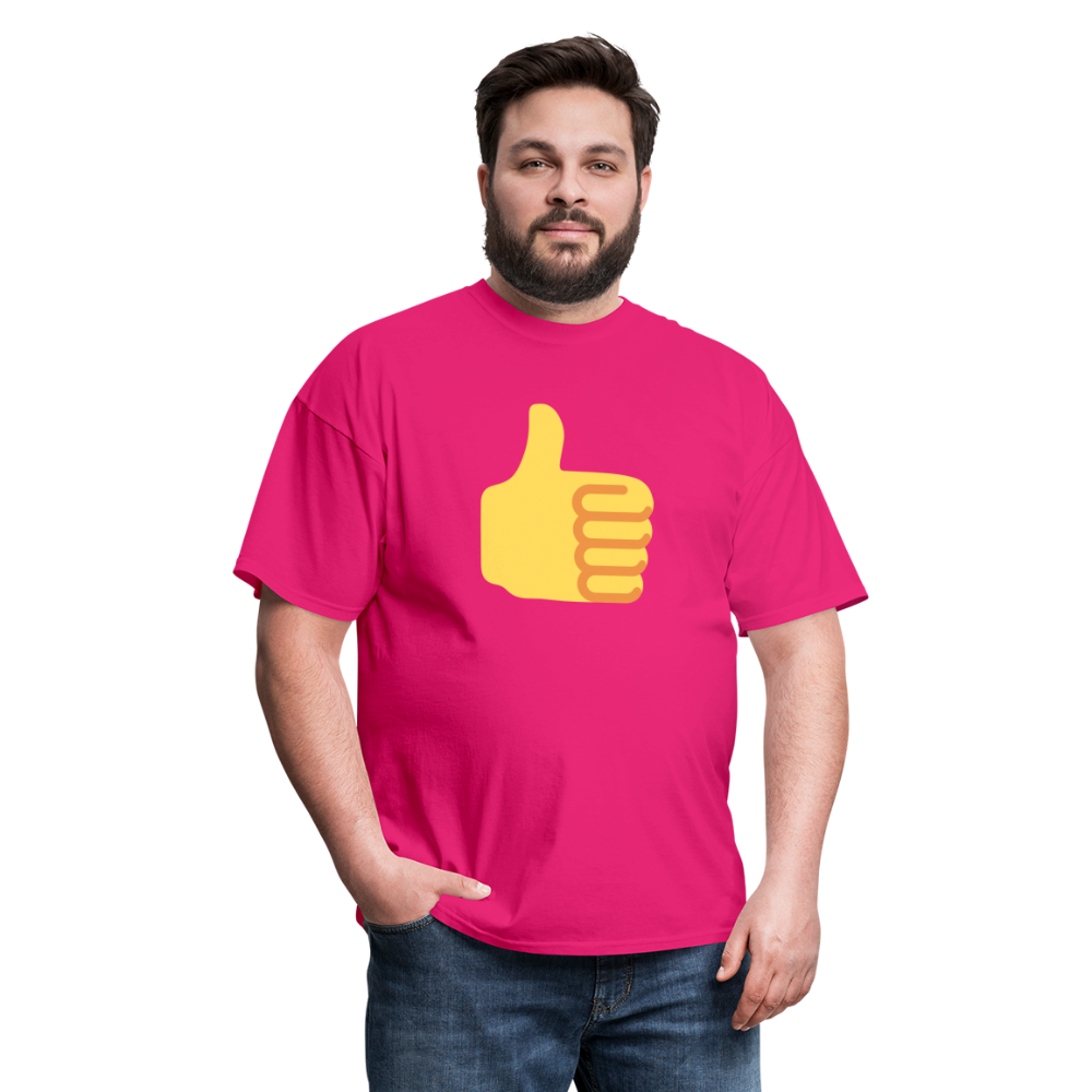 👍 Thumbs Up (Twemoji) Unisex Classic T-Shirt - fuchsia