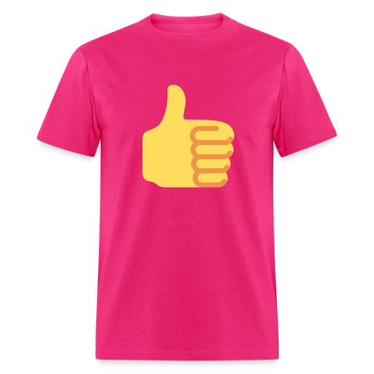 👍 Thumbs Up (Twemoji) Unisex Classic T-Shirt - fuchsia