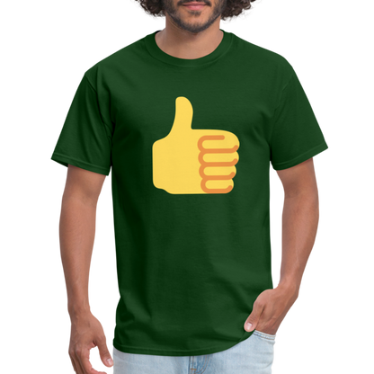 👍 Thumbs Up (Twemoji) Unisex Classic T-Shirt - forest green
