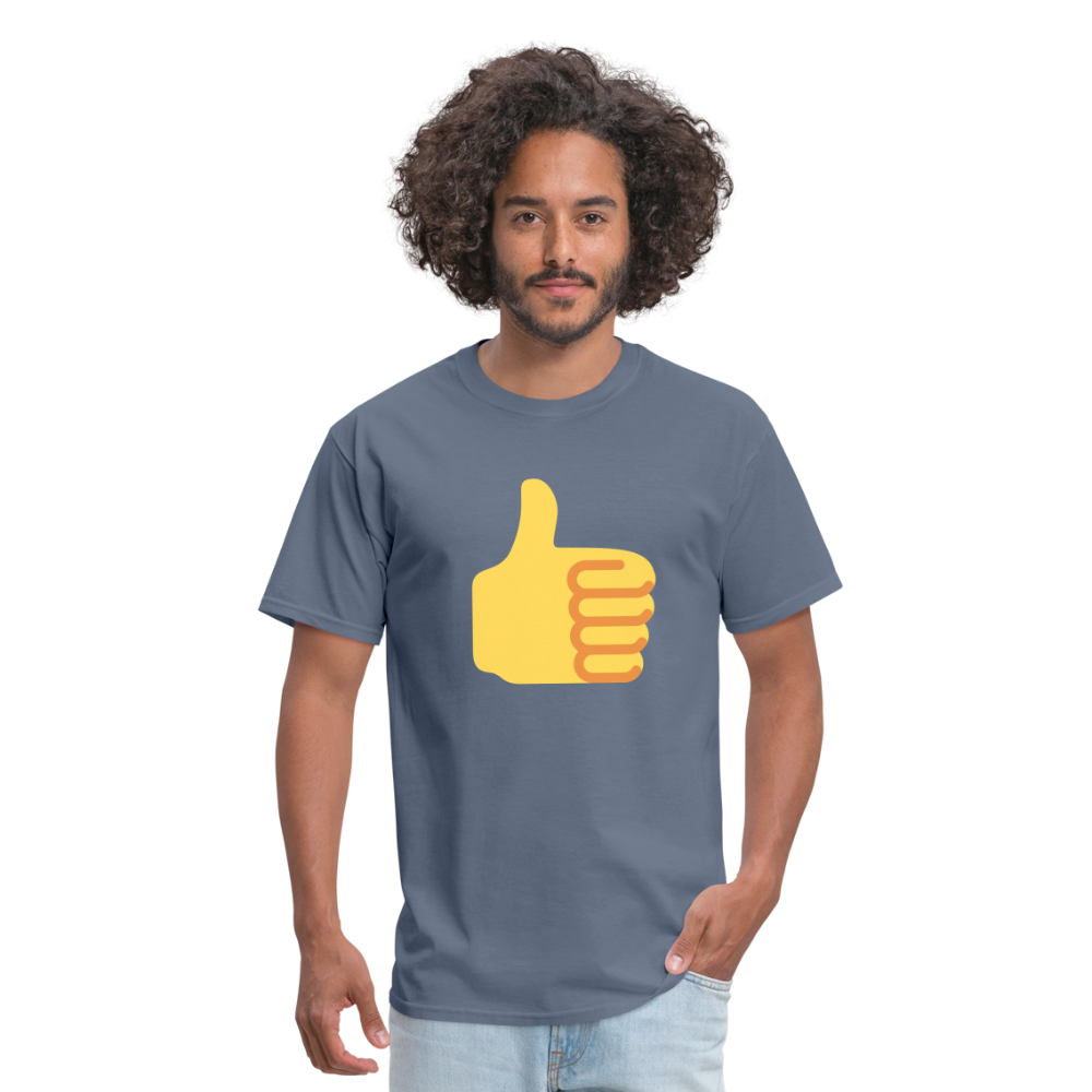 👍 Thumbs Up (Twemoji) Unisex Classic T-Shirt - denim