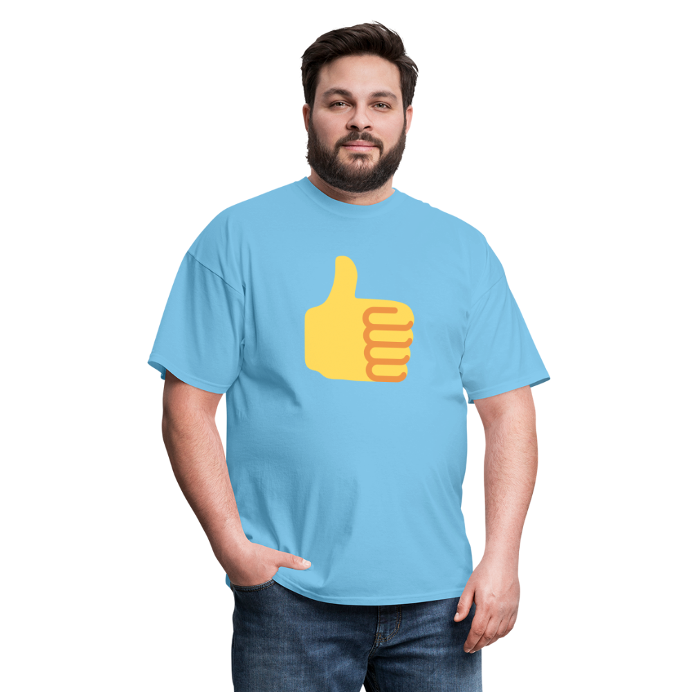 👍 Thumbs Up (Twemoji) Unisex Classic T-Shirt - aquatic blue