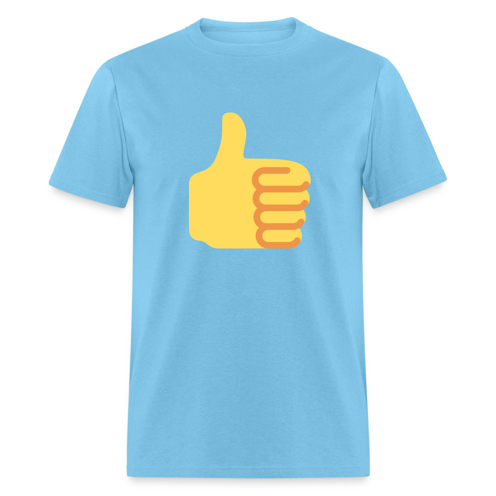 👍 Thumbs Up (Twemoji) Unisex Classic T-Shirt - aquatic blue