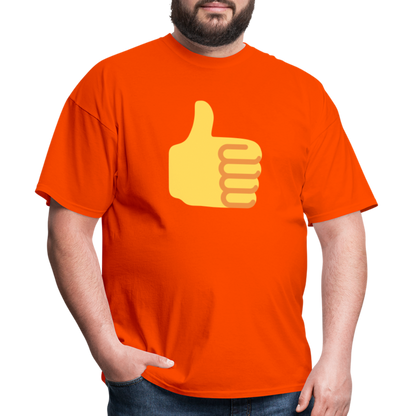 👍 Thumbs Up (Twemoji) Unisex Classic T-Shirt - orange