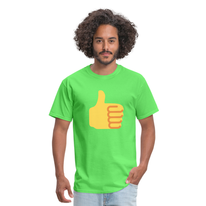👍 Thumbs Up (Twemoji) Unisex Classic T-Shirt - kiwi