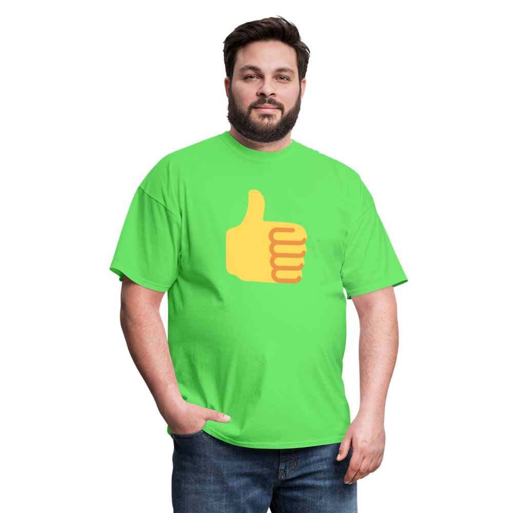 👍 Thumbs Up (Twemoji) Unisex Classic T-Shirt - kiwi
