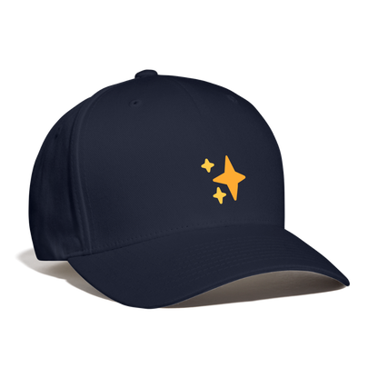 ✨ Sparkles (Twemoji) Baseball Cap - navy