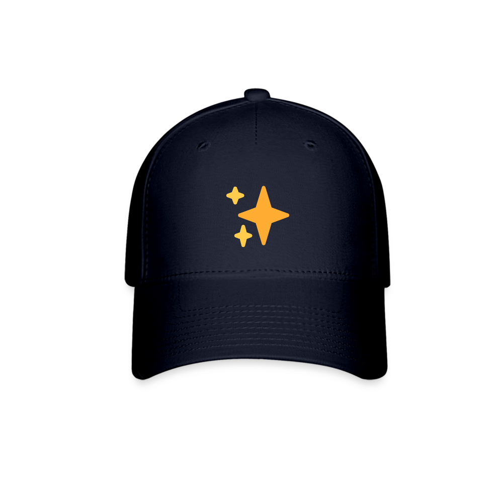 ✨ Sparkles (Twemoji) Baseball Cap - navy
