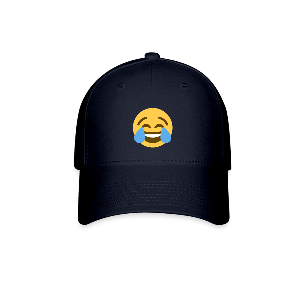 😂 Face with Tears of Joy (Twemoji) Baseball Cap - navy