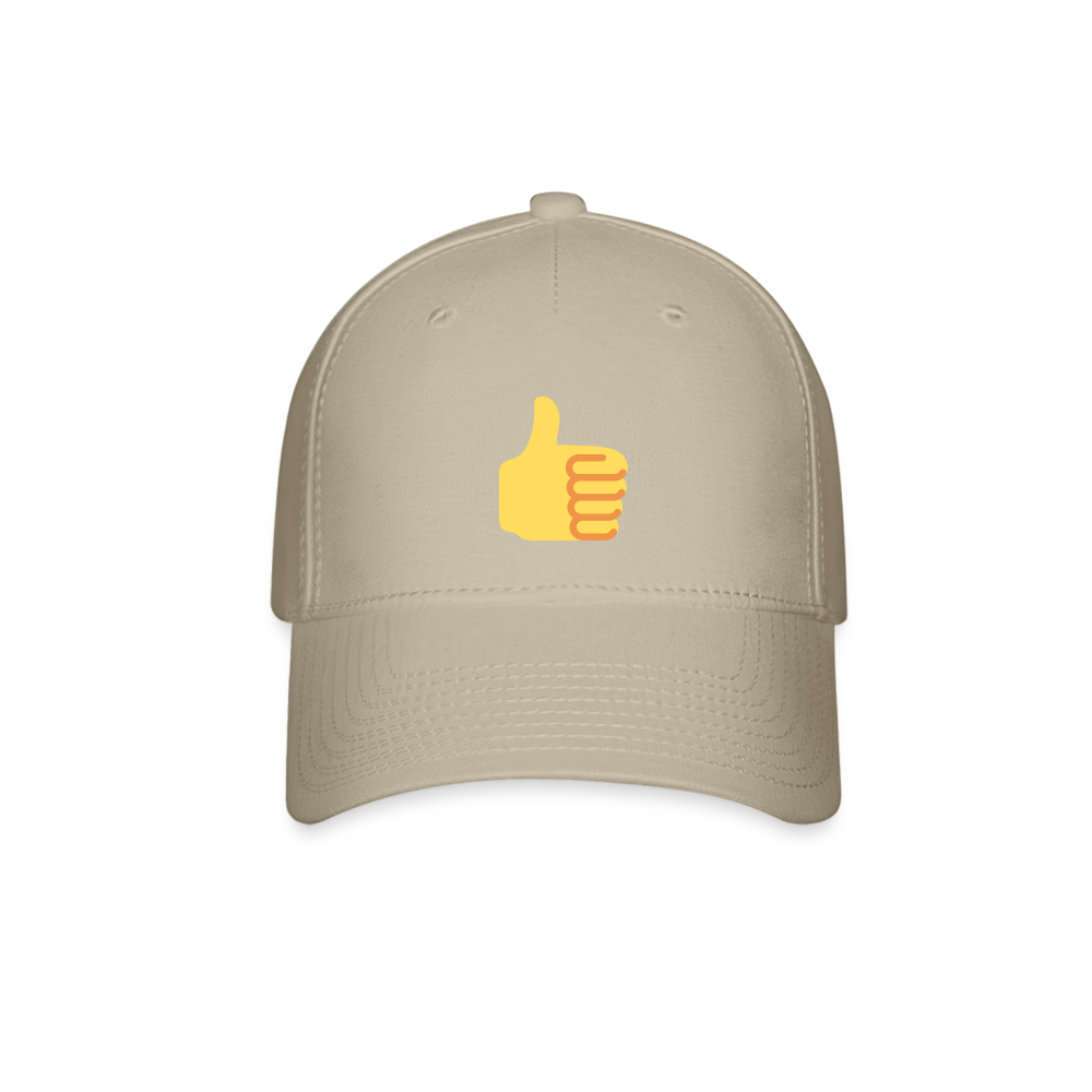 👍 Thumbs Up (Twemoji) Baseball Cap - khaki