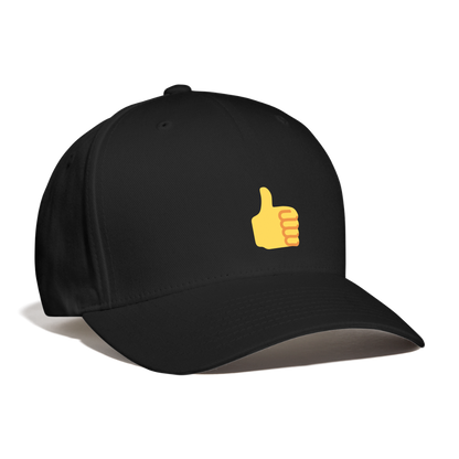 👍 Thumbs Up (Twemoji) Baseball Cap - black