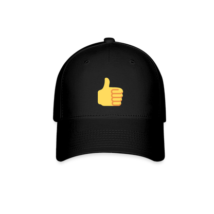👍 Thumbs Up (Twemoji) Baseball Cap - black