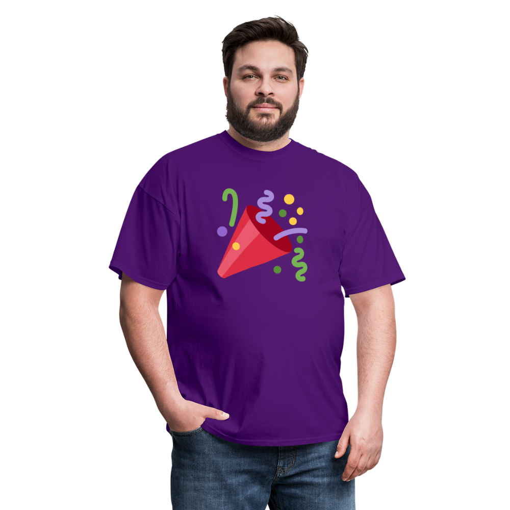 🎉 Party Popper (Twemoji) Unisex Classic T-Shirt - purple