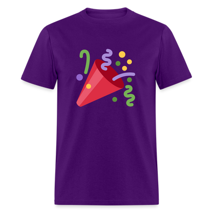 🎉 Party Popper (Twemoji) Unisex Classic T-Shirt - purple