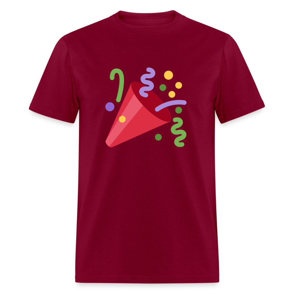 🎉 Party Popper (Twemoji) Unisex Classic T-Shirt - burgundy