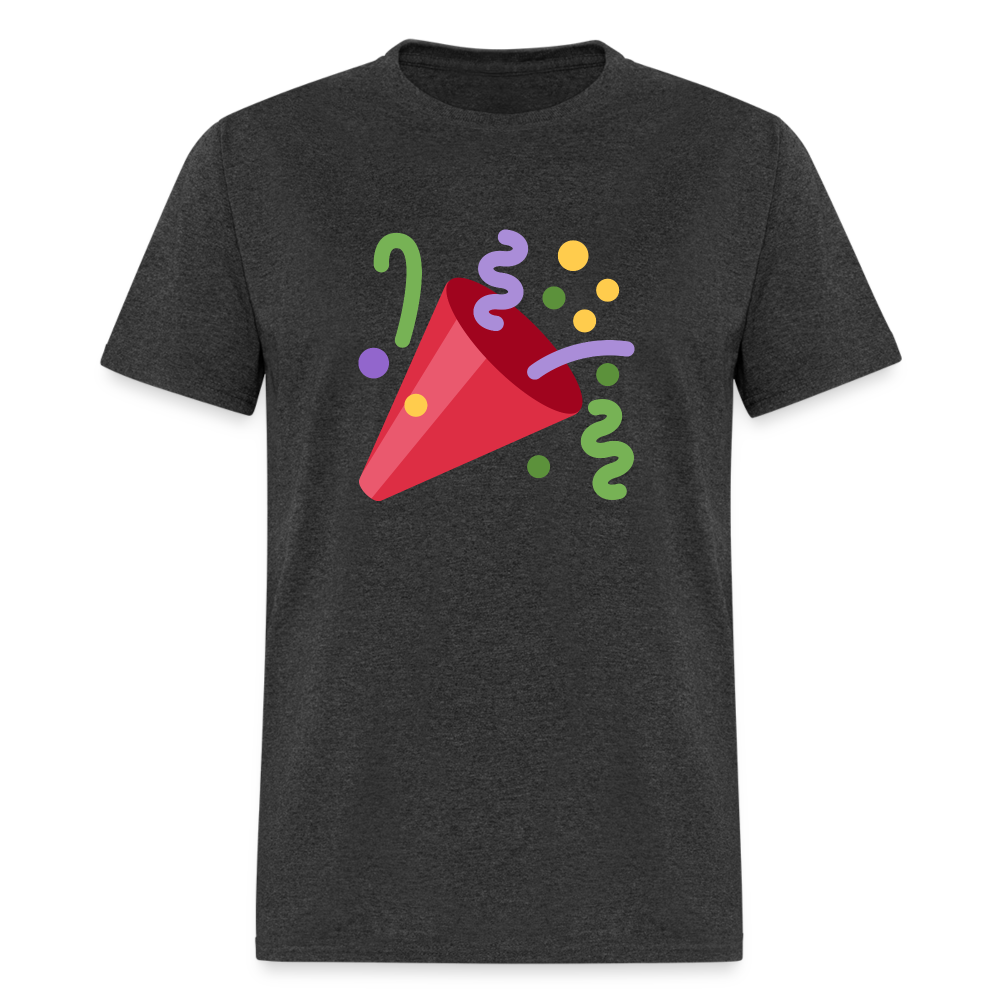 🎉 Party Popper (Twemoji) Unisex Classic T-Shirt - heather black