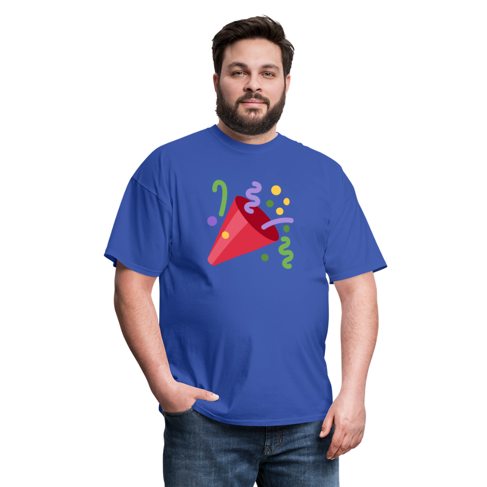 🎉 Party Popper (Twemoji) Unisex Classic T-Shirt - royal blue