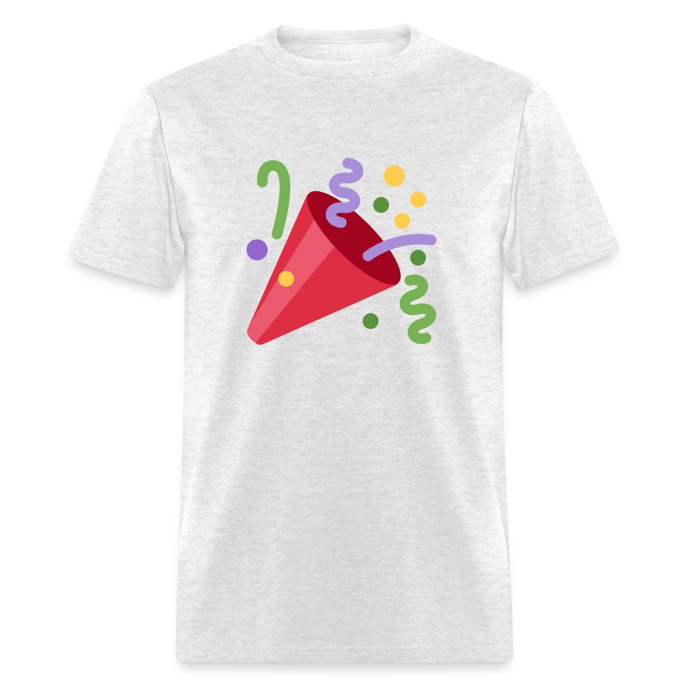 🎉 Party Popper (Twemoji) Unisex Classic T-Shirt - light heather gray