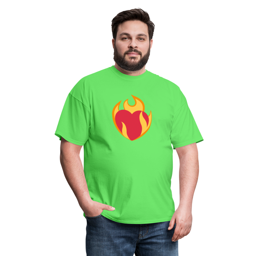 ❤️‍🔥 Heart on Fire (Twemoji) Unisex Classic T-Shirt - kiwi