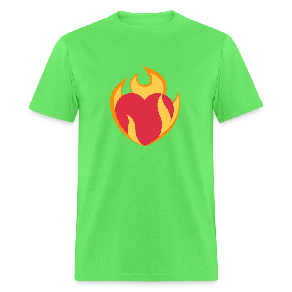 ❤️‍🔥 Heart on Fire (Twemoji) Unisex Classic T-Shirt - kiwi