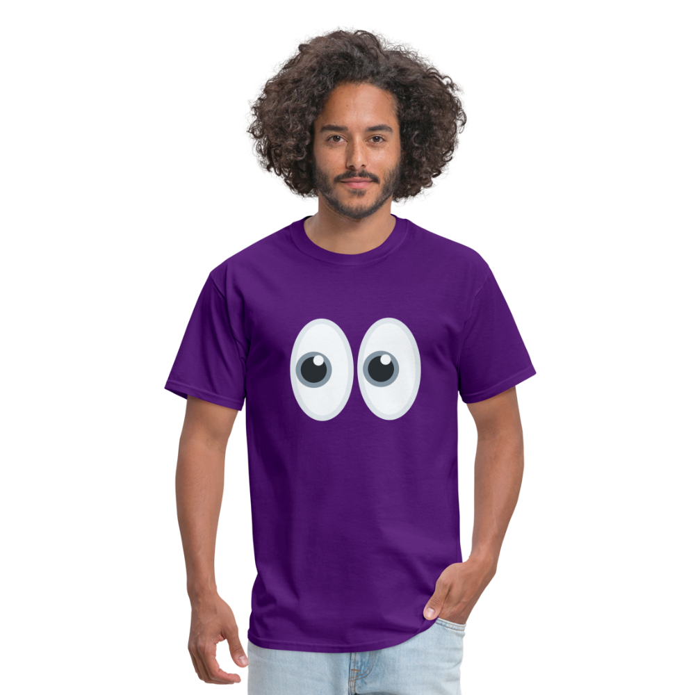 👀 Eyes (Twemoji) Unisex Classic T-Shirt - purple