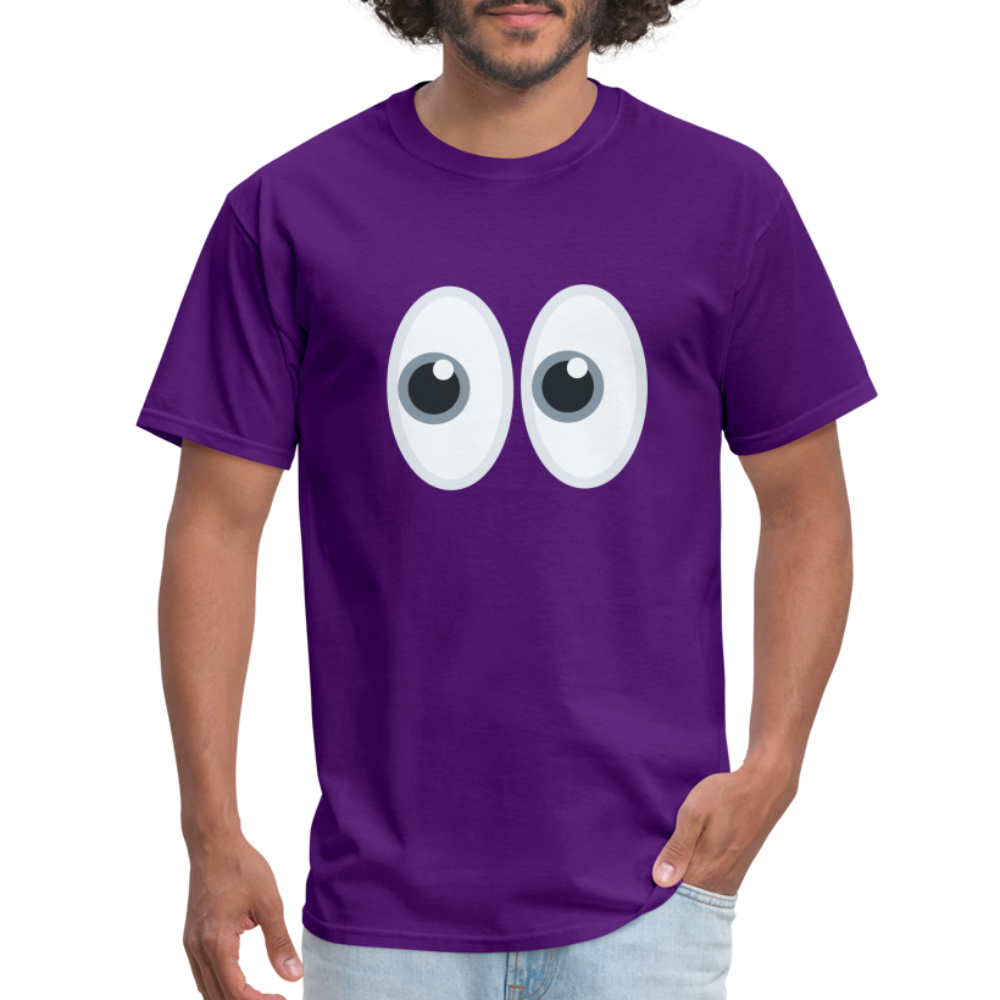 👀 Eyes (Twemoji) Unisex Classic T-Shirt - purple