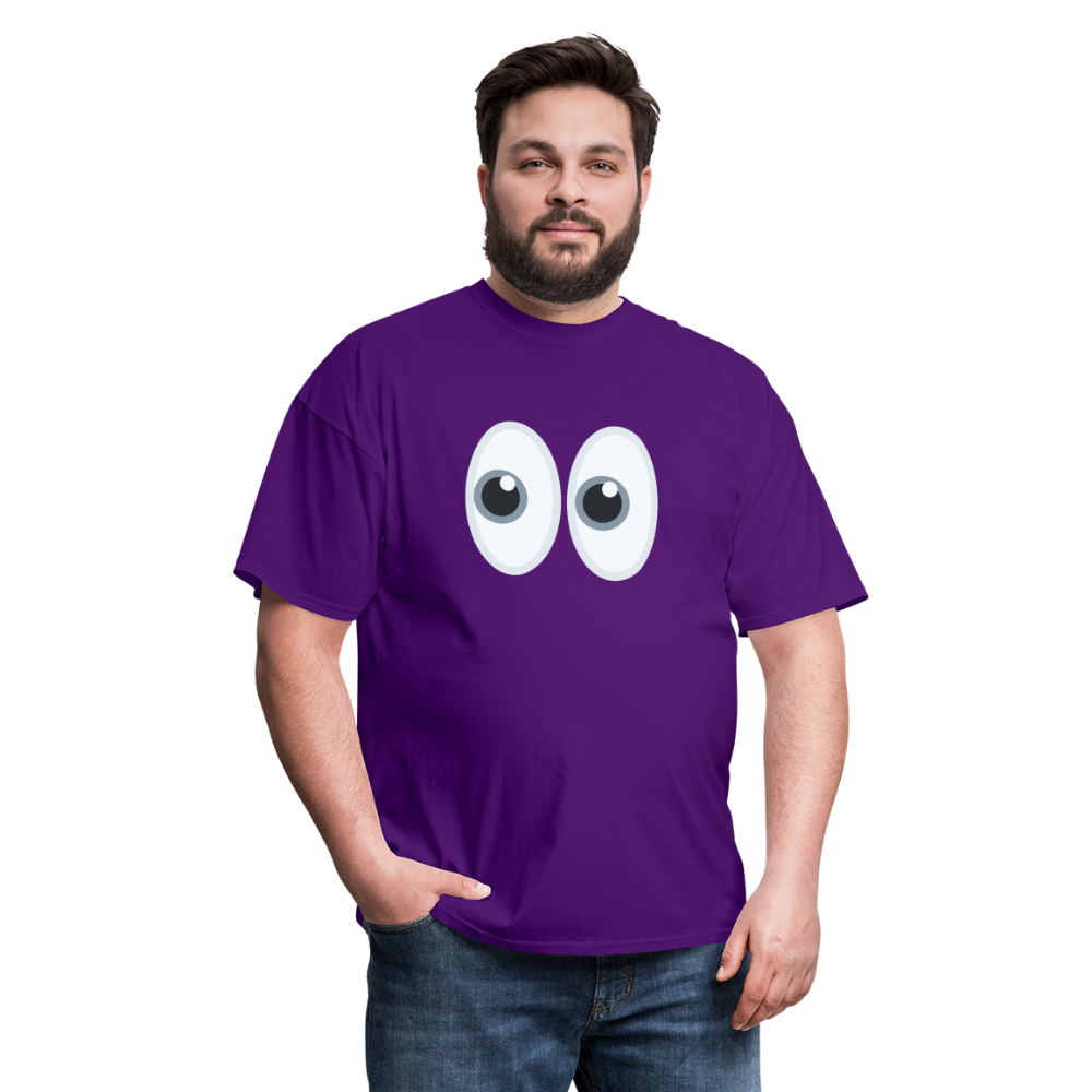 👀 Eyes (Twemoji) Unisex Classic T-Shirt - purple