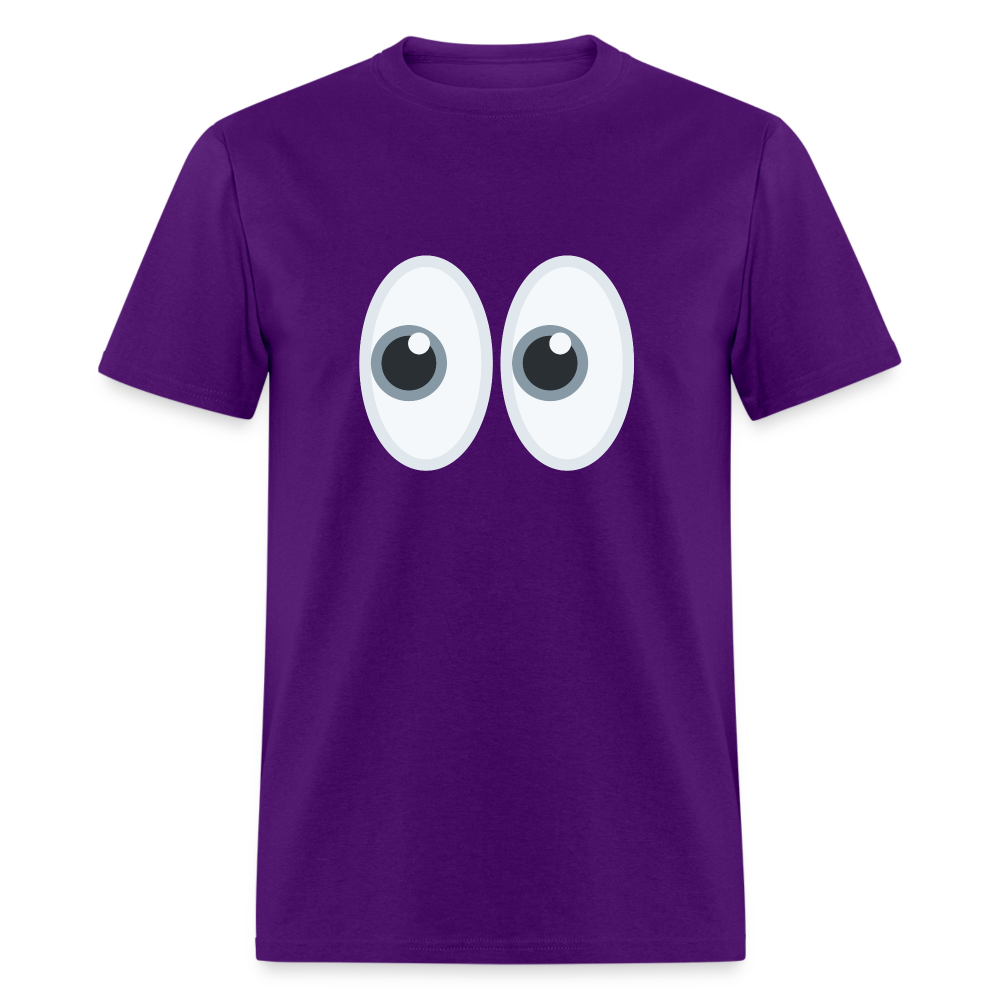 👀 Eyes (Twemoji) Unisex Classic T-Shirt - purple