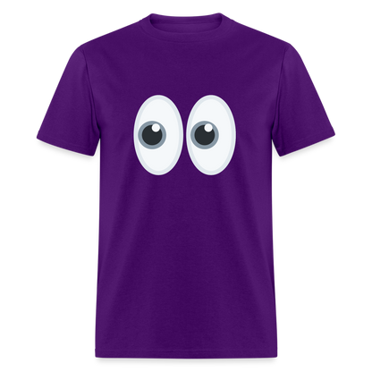👀 Eyes (Twemoji) Unisex Classic T-Shirt - purple