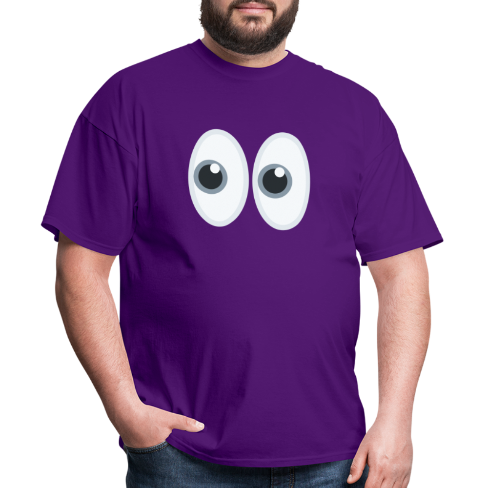 👀 Eyes (Twemoji) Unisex Classic T-Shirt - purple