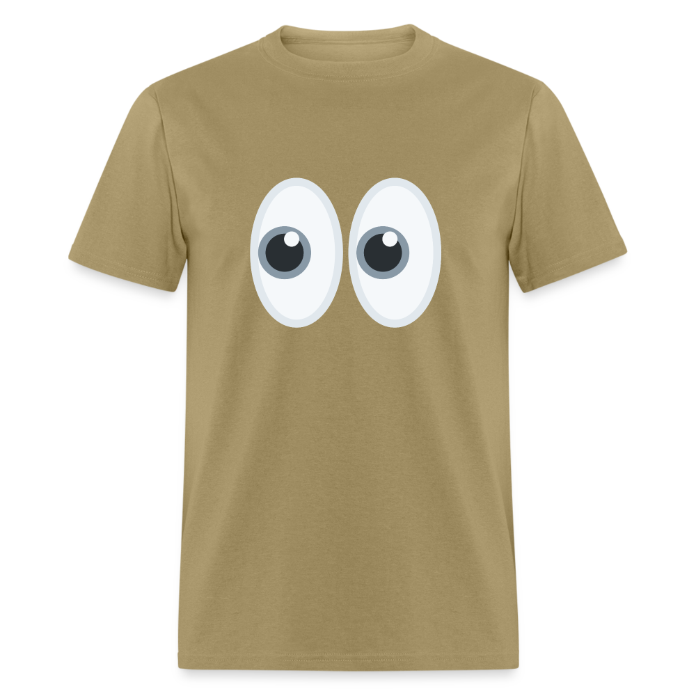 👀 Eyes (Twemoji) Unisex Classic T-Shirt - khaki