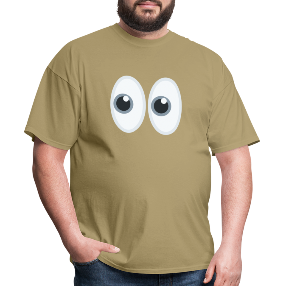 👀 Eyes (Twemoji) Unisex Classic T-Shirt - khaki