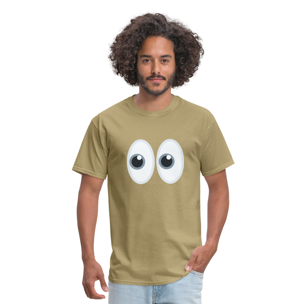 👀 Eyes (Twemoji) Unisex Classic T-Shirt - khaki
