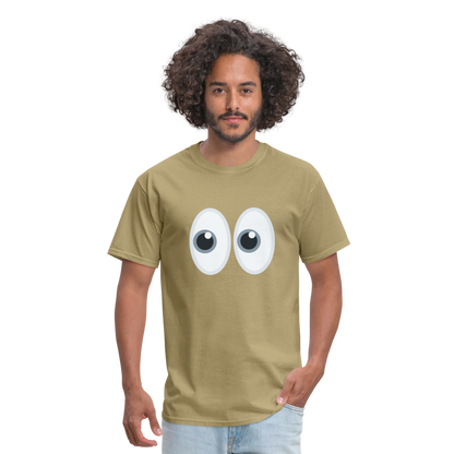 👀 Eyes (Twemoji) Unisex Classic T-Shirt - khaki