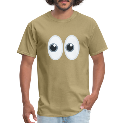 👀 Eyes (Twemoji) Unisex Classic T-Shirt - khaki