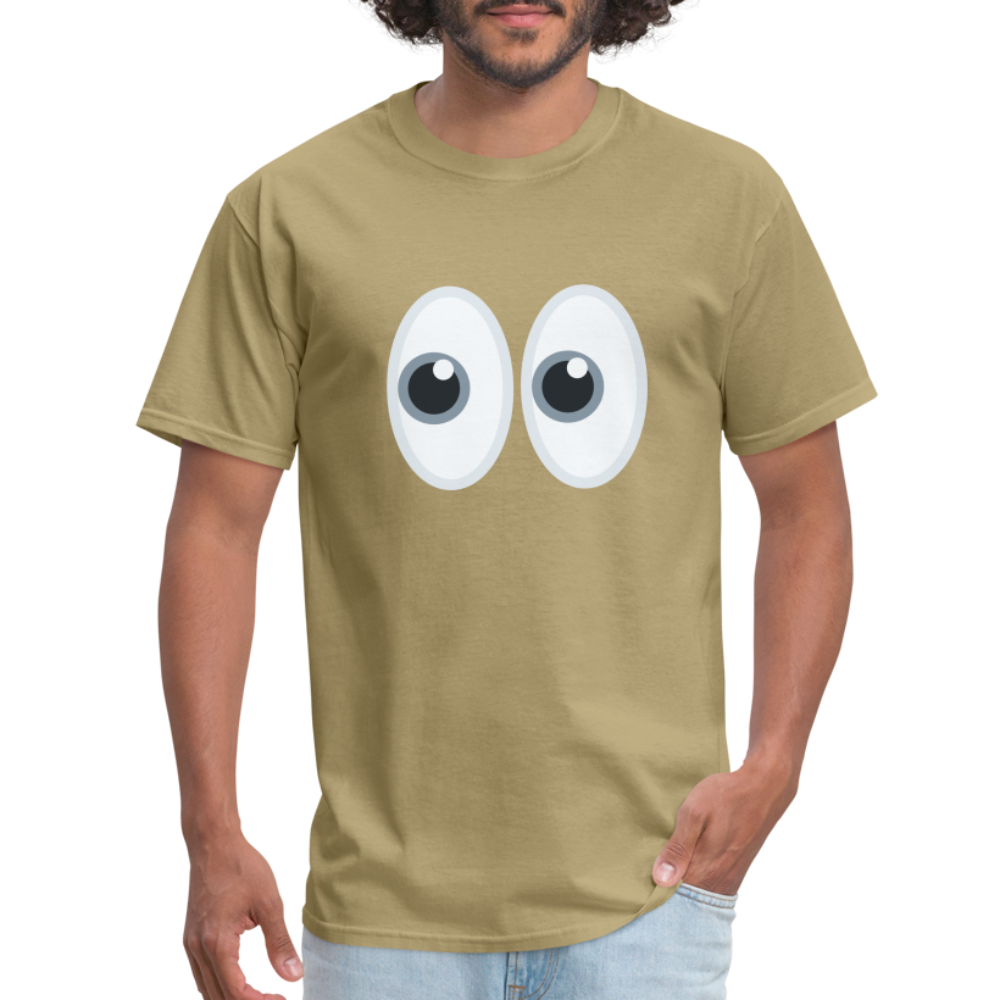 👀 Eyes (Twemoji) Unisex Classic T-Shirt - khaki