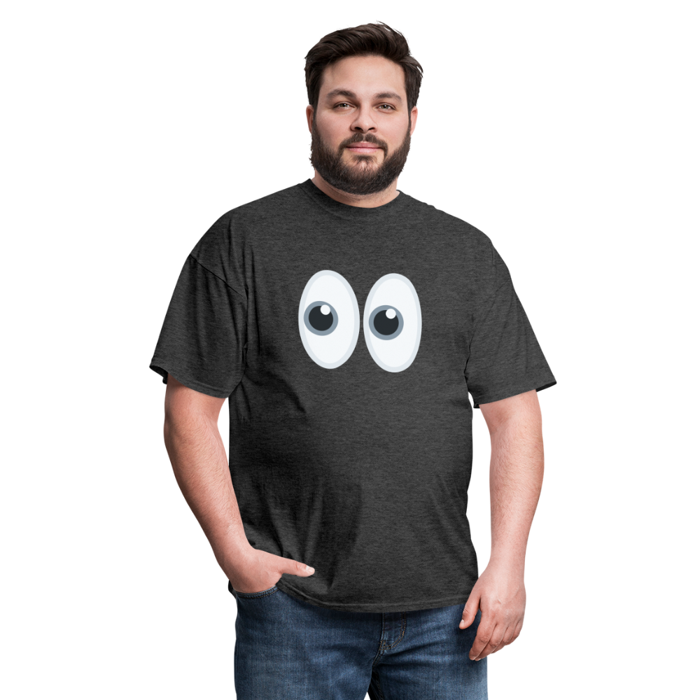 👀 Eyes (Twemoji) Unisex Classic T-Shirt - heather black